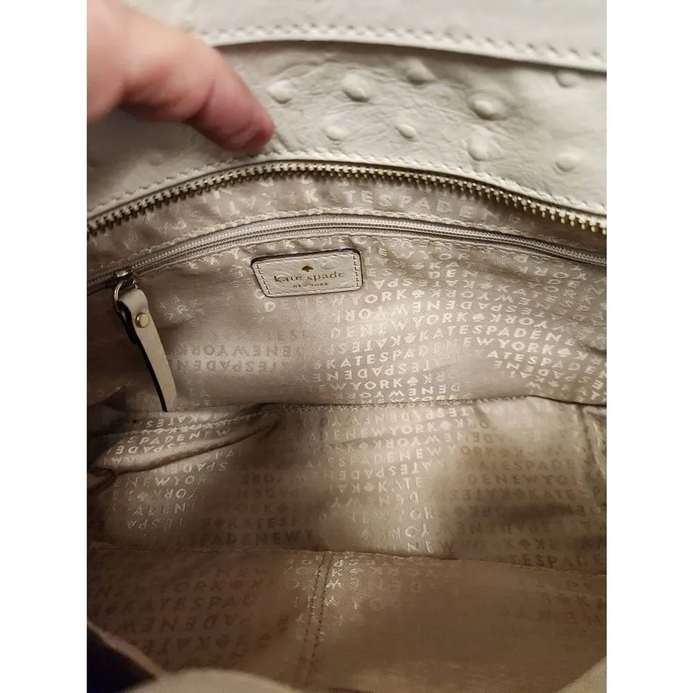 Kate Spade Black and Cream Shoulder Bag